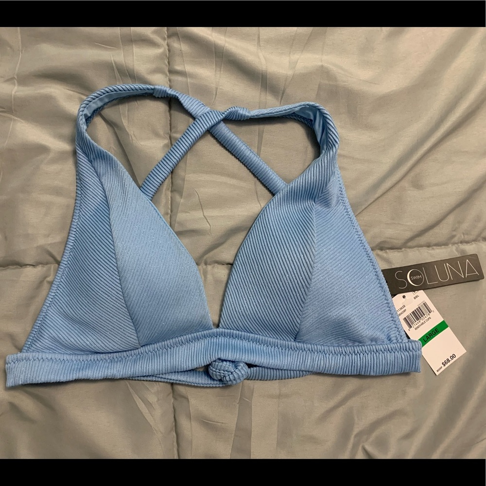 Shimmer bikini top
